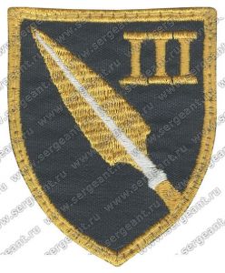 Нашивка 3-й пехотной бригады ― Сержант